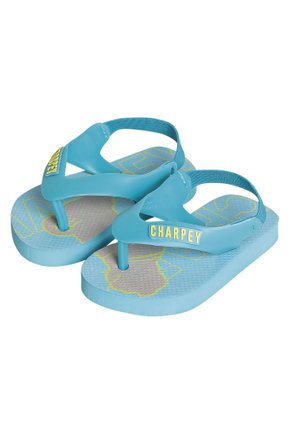01 chinelo letreiro logo bebe menino charpey