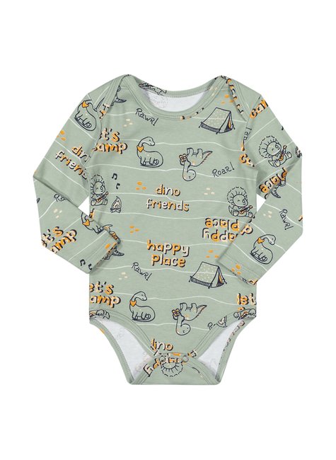 04 body estampa animais bebe menino alenice