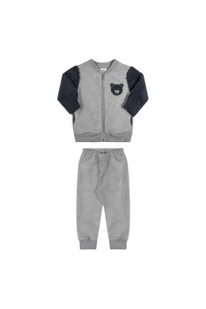 03 conjunto detalhes pelo ovelhinha bebe menino alenice