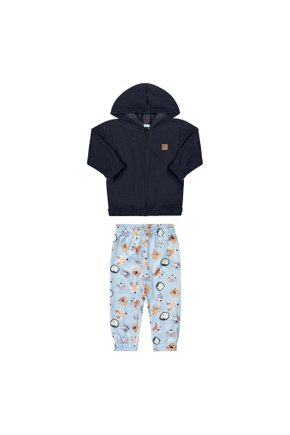 03 conjunto bichinhos bebe menino alenice