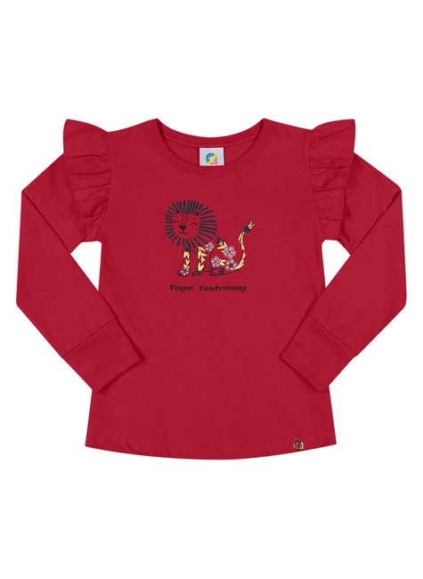 01 blusa leao em puff menina alenice