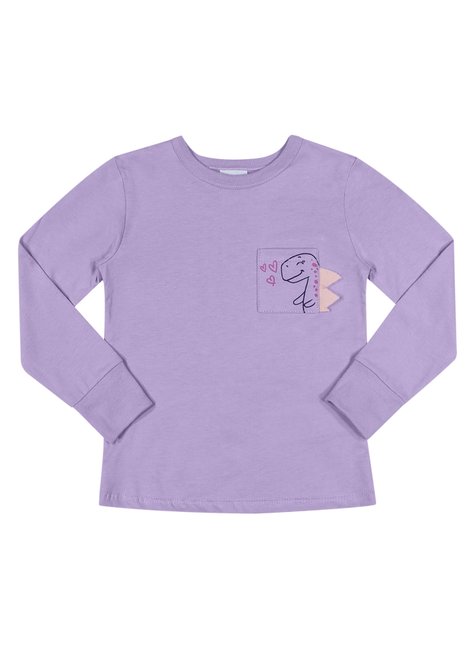 01 blusa dinossauro e aplique menina alenice