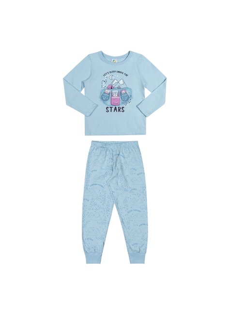 03 conjunto pijama acampamento brilha no escuro menina alenice