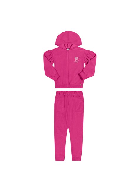 01 conjunto coracao bordado menina alenice
