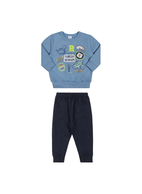 01 conjunto floresta selvagem bebe menino alenice