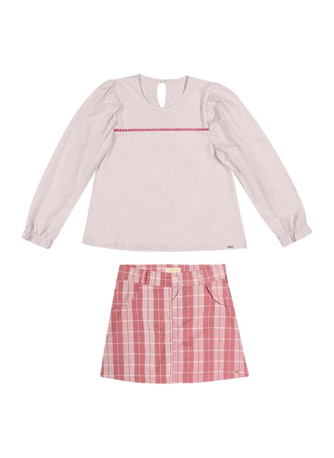 05 conjunto flanela xadrez menina charpey
