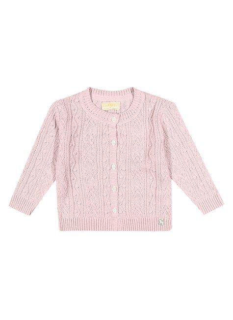 01 cardigan trico bebe menina charpey