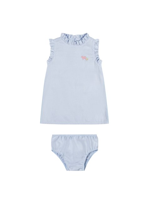 02 conjunto babados bebe menina charpey