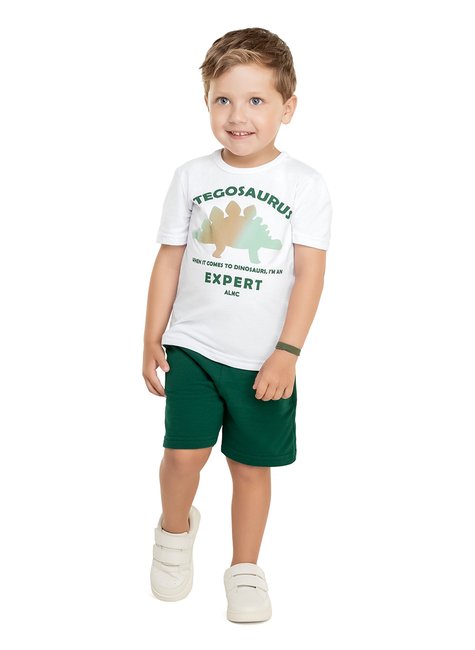 01 conjunto estegossauro menino alenice