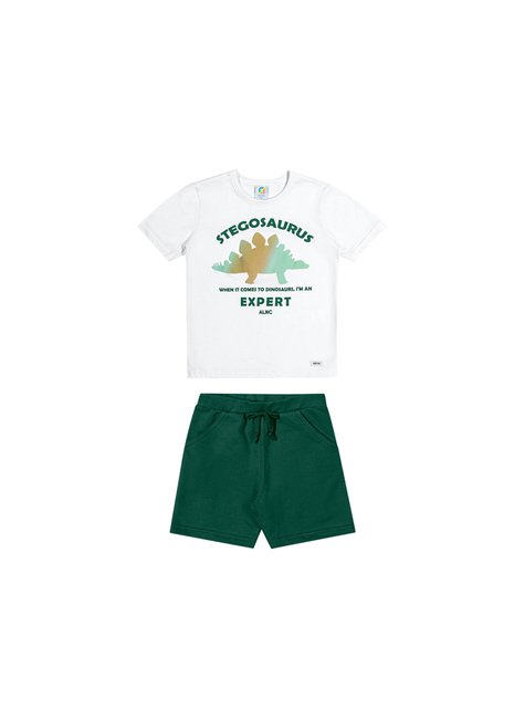 02 conjunto estegossauro menino alenice