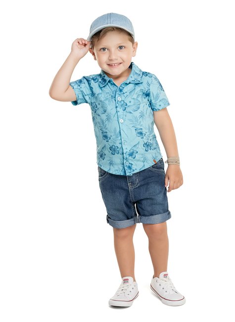 03 camisa flame com estampa floral menino alenice