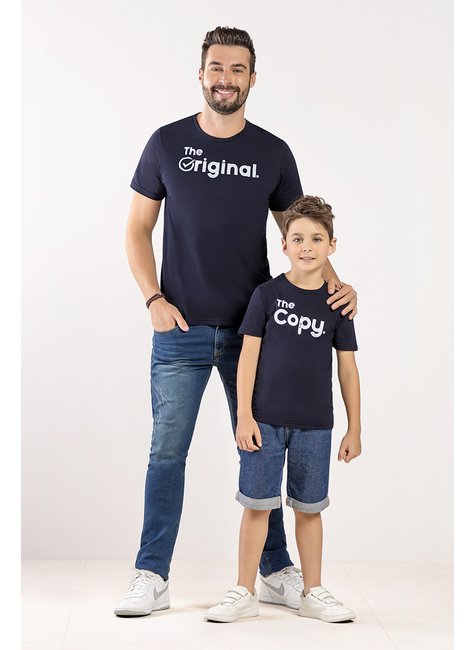 06 camiseta estampa pais e filhos menino alenice