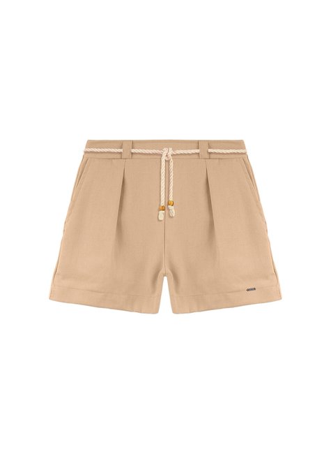 07 shorts em linho casual chic adulto feminino rezzato