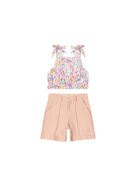 01 conjunto garden flowers meninas charpey