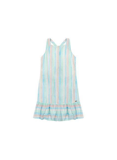 02 vestido listrado com candy colors meninas alenice