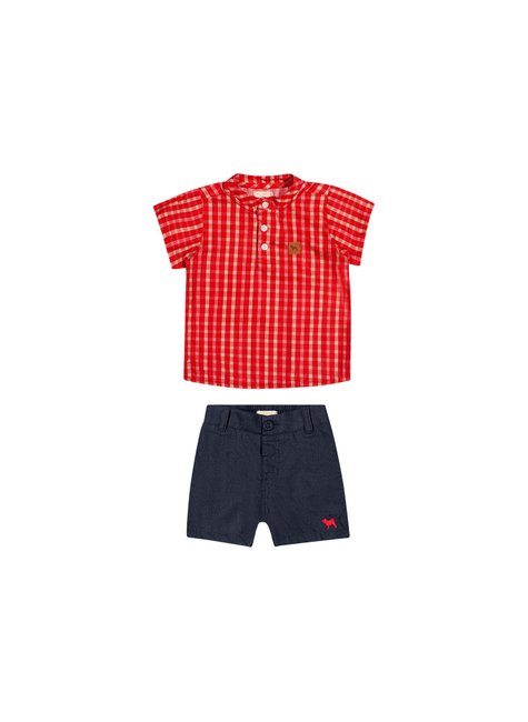 01 conjunto xadrez special moments menino charpey