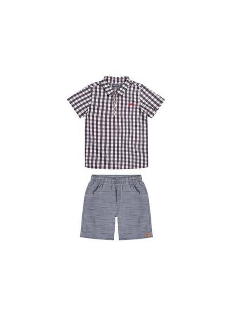 02 conjunto xadrez feellings menino charpey