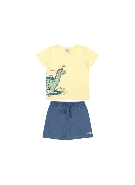 01 conjunto dino fun menino alenice