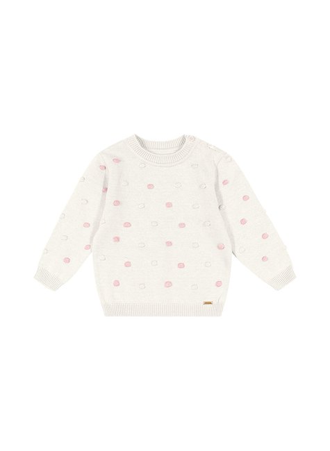 03 sueter trico bolinhas menina charpey
