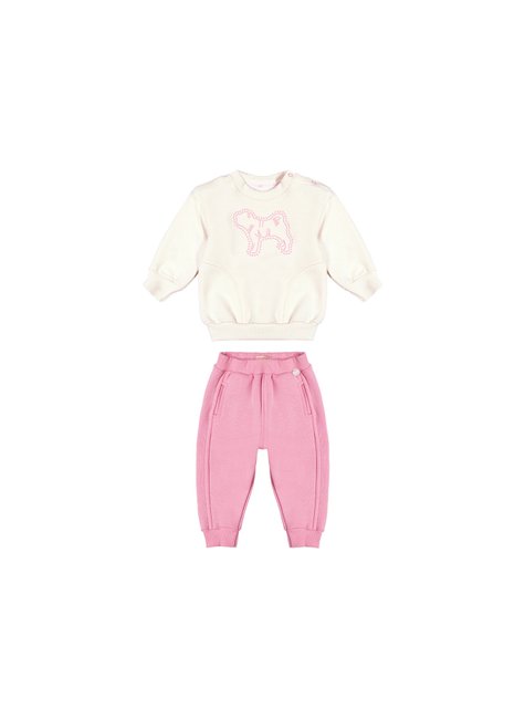 01 conjunto moletom estampado originals baby menina charpey