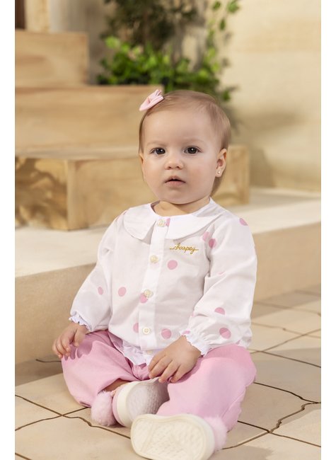 03 conjunto poa modern classic baby menina charpey