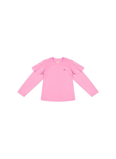 01 blusa manga babado modern classic menina charpey