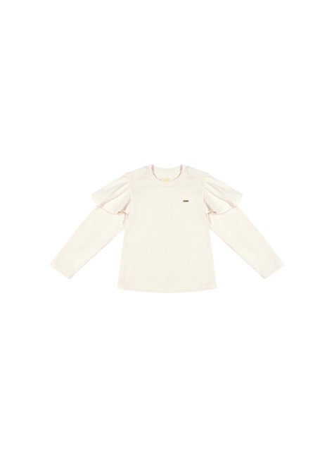 02 blusa manga babado modern classic menina charpey