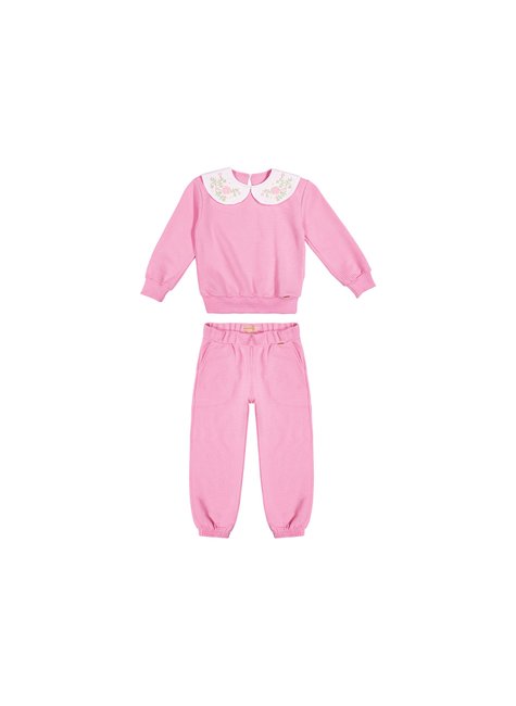 01 conjunto gola estampada modern classic menina charpey