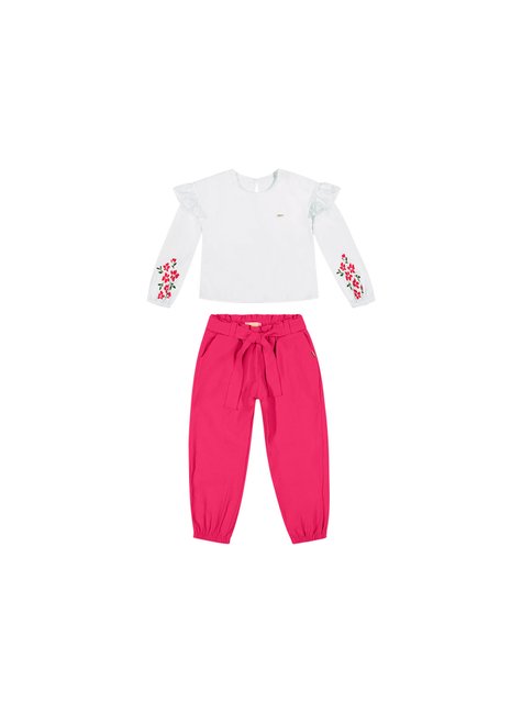 01 conjunto floral trendy menina charpey