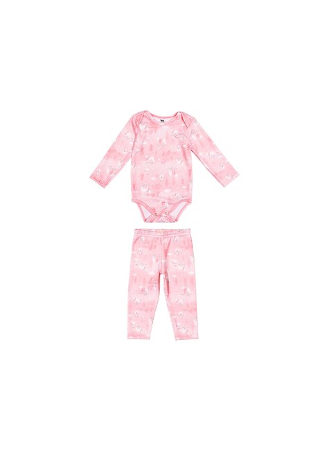 01 conjunto pijama essentials baby menina charpey