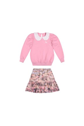 01 conjunto tule modern classic menina charpey