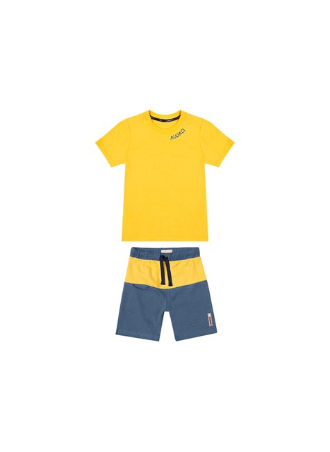 01 conjunto bicolor trendy menino charpey