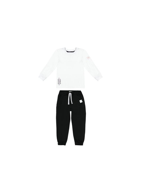 01 conjunto estampado trendy menino charpey