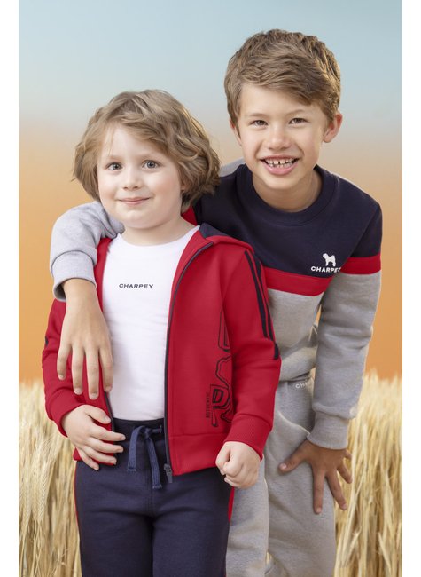04 conjunto com capuz moletom originals menino charpey
