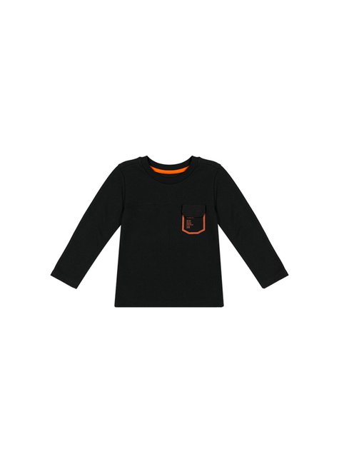 02 camiseta manga longa com detalhe trendy menino charpey