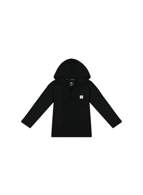 01 camiseta com capuz e botoes trendy menino charpey