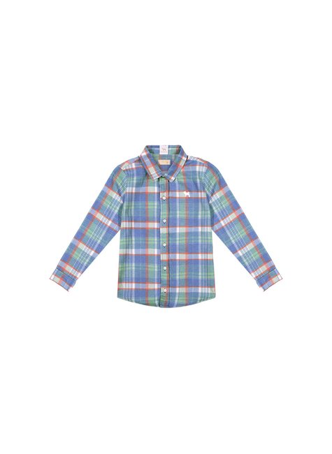 01 camisa xadrez trendy menino charpey