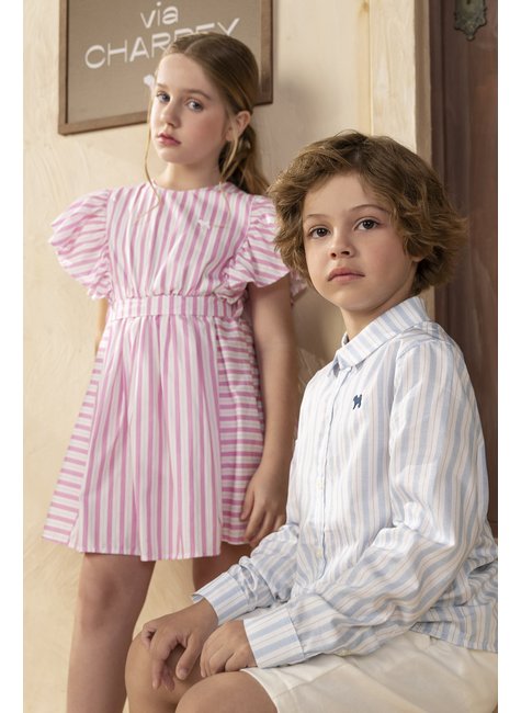 02 camisa listrada com bordado modern classic menino charpey