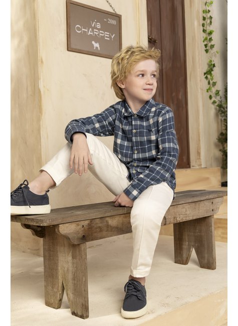 03 camisa xadrez vibrante modern classic menino charpey