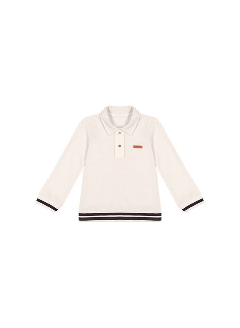 01 polo manga longa modern classic menino charpey