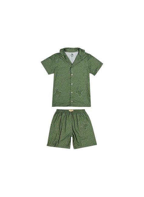 01 pijama curto estampado lettering sleepwear menino charpey
