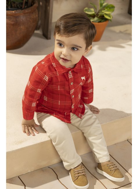 03 camisa xadrez modern classic baby menino charpey