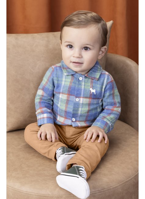 02 body camisa xadrez trendy baby menino charpey