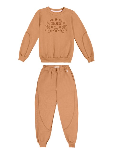 02 conjunto moletom modern classic menina charpey
