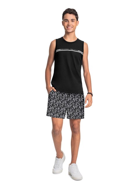 01 regata frase estampada rezzato teen masculino