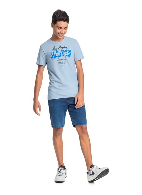 01 camiseta estampa skate rezzato teen masculino