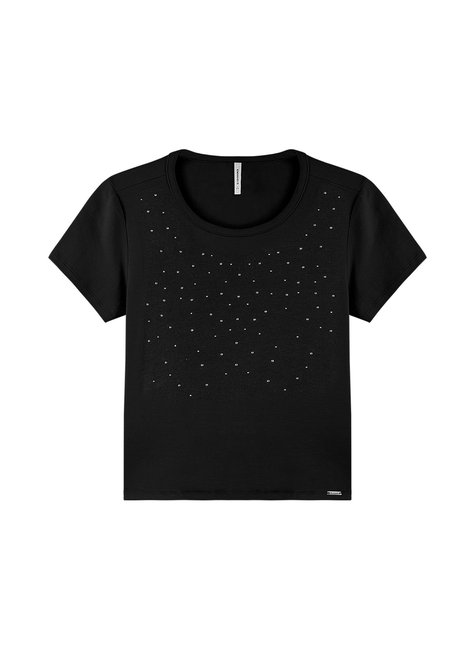 02 blusa com strass rezzato adulto feminino