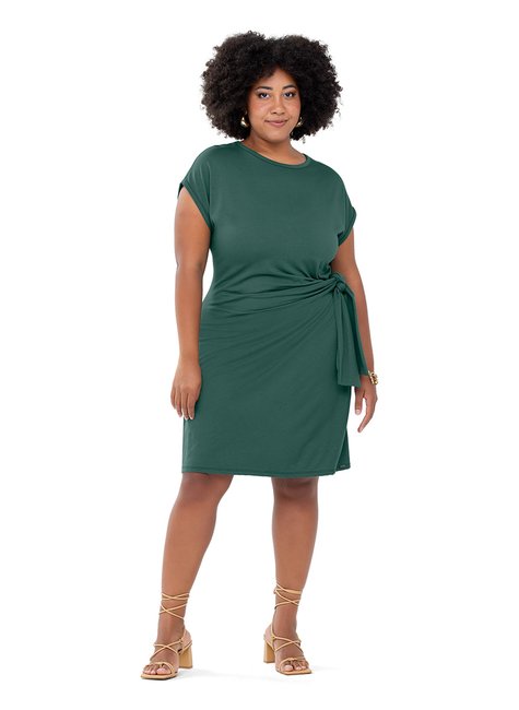 01 vestido laco lateral rezzato adulto plus size feminino