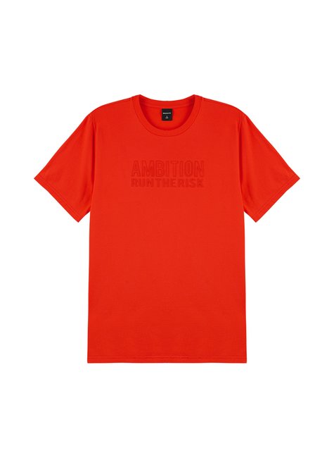 02 camiseta frase em relevo rezzato adulto masculino