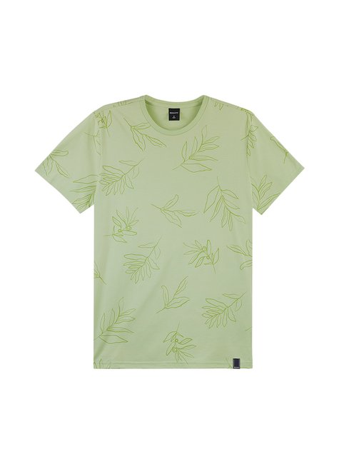 03 camiseta estampa folhas rezzato adulto masculino